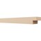 Ekena Millwork 6in. W x 4in. H x 36in. L Chapel Hill Woodgrain TimberThane Rafter Tail, Primed Tan RFTUR06X04X36CHPRCPR - alternate 1